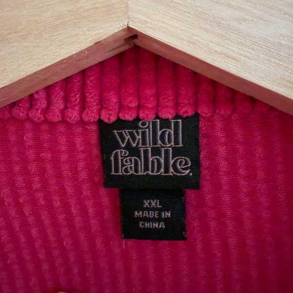 WILD FABLE - Women’s Corduroy Jacket - Magenta - XXL - Picture 2 of 4